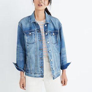 Madewell Oversized Jean Denim Jacket in Capstone Wash
